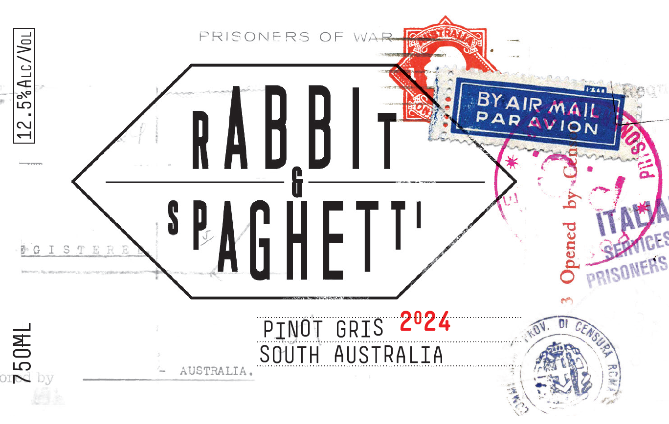 SPECIAL OFFER: 12 x bottles, 2024 Rabbit & Spaghetti Pinot Gris